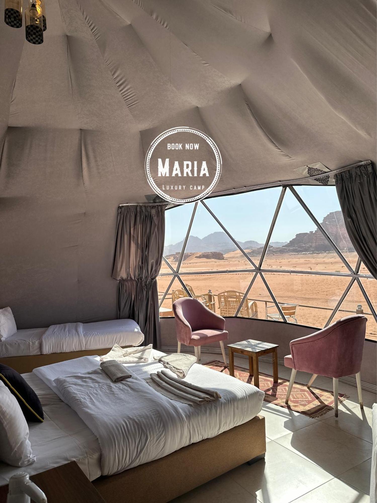 Rum Maria Luxury Camp & Bubble Rooms Вади-Рам Экстерьер фото