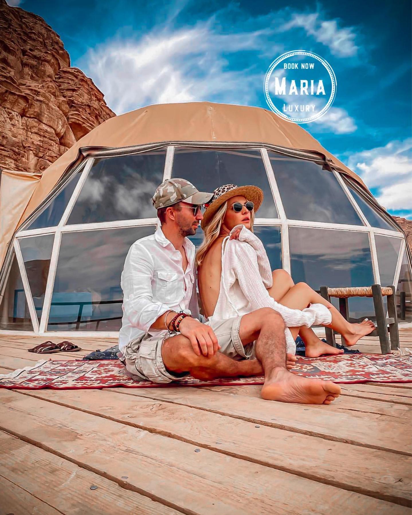 Rum Maria Luxury Camp & Bubble Rooms Вади-Рам Экстерьер фото