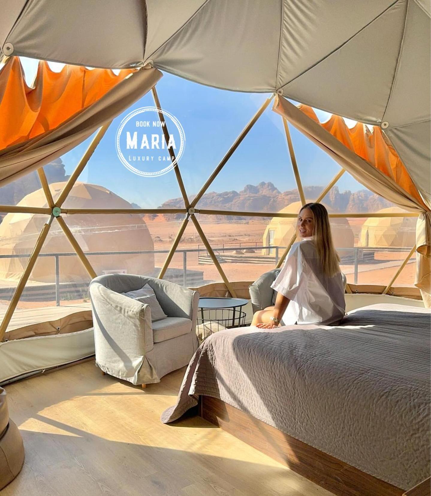 Rum Maria Luxury Camp & Bubble Rooms Вади-Рам Экстерьер фото